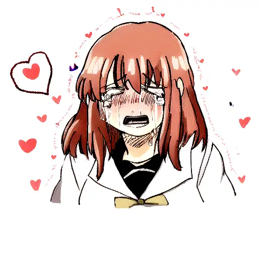 Crying Heart tattoo design idea