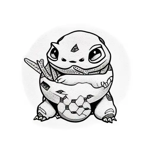 Bulbasaur cute tattoo design idea