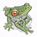 frog japanese tattoo design idea