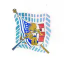 Haitian Flag with the name Daty 03/04/1978 tattoo design idea