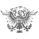 Polish Eagle tattoo design idea