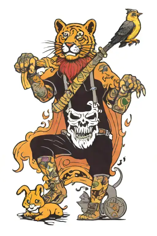 four year strong album covers arranged tattoo design idea