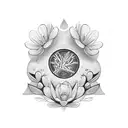 chamomile  tattoo design idea