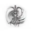 Sprint car tattoo design idea