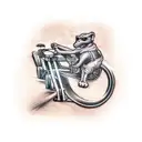 Sprint car tattoo design idea