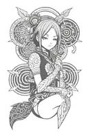 kaguya otsutsuki naruto hentai art tattoo design tattoo design idea