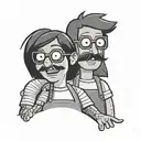 bobs burgers tattoo design idea