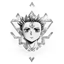 killua zoldyck tattoo design idea