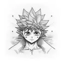 killua zoldyck tattoo design idea