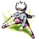 killua tattoo design idea