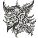 Parshuram tattoo design idea