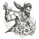 Parshuram tattoo design idea