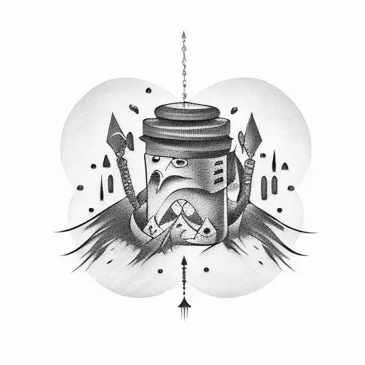 depression  tattoo design idea