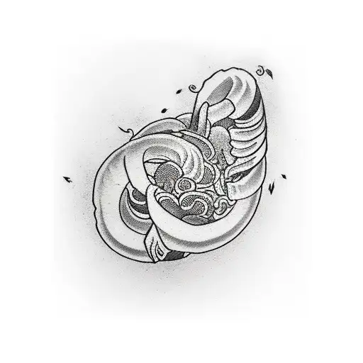 uterus tattoo design idea