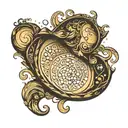 braille language tattoo design idea