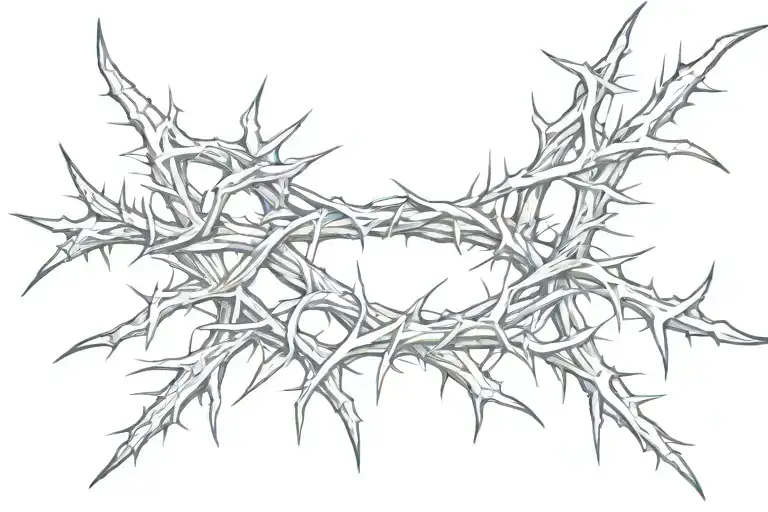 Thorn Crown Of Thorns tattoo design idea