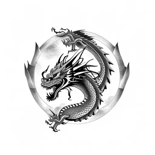 Dragon Tattoo High-Res Vector Graphic - Getty Images