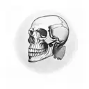 skull hand  tattoo design idea