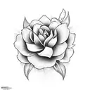 hyacinth flower tattoo design idea