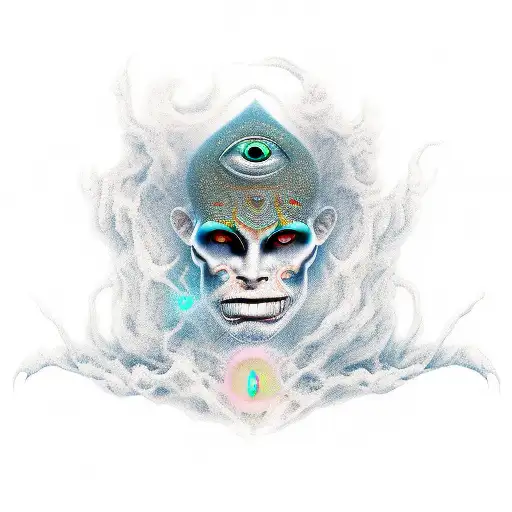 djinn tattoo design idea