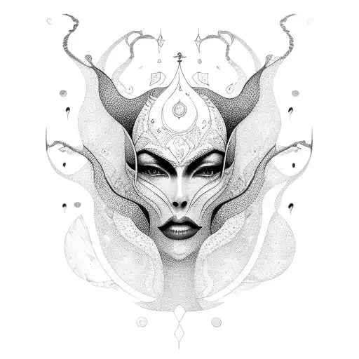 djinn tattoo design idea