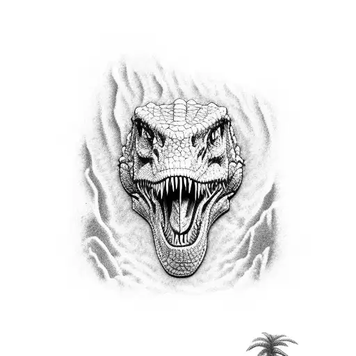 jurassic park tattoo design idea