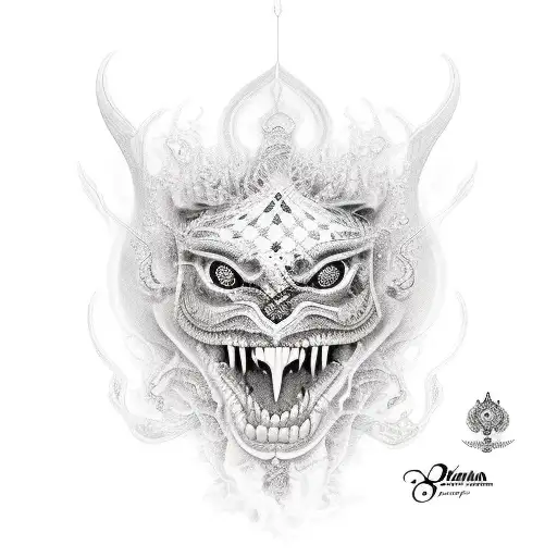 djinn tattoo design idea
