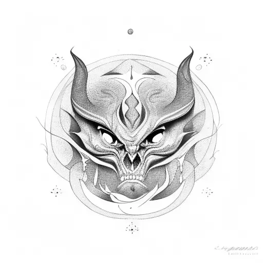 djinn tattoo design idea