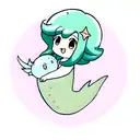 merman tattoo design idea