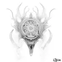 djinn tattoo design idea