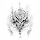 djinn tattoo design idea