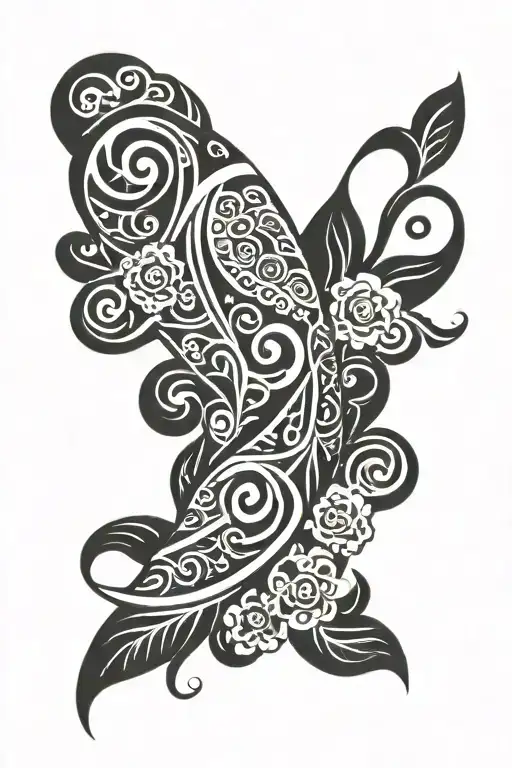maori arm sleeve tattoo design idea
