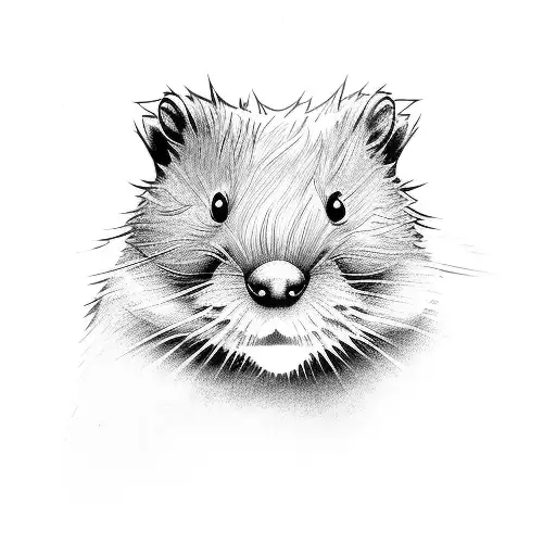 Nutria samuria  tattoo design idea