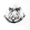 Nutria samuria  tattoo design idea