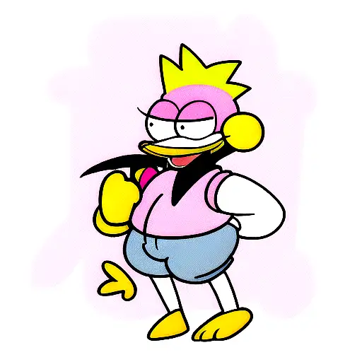 looney toons, simpsons, pinky and the brain sleeve tattoo design idea