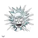 Rick and morty tattoo design idea