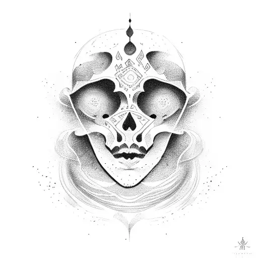 a man falling from a sky tattoo design idea