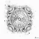 Parliament Aqua Blue tattoo design idea