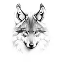 Dacian wolf  tattoo design idea