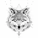 Dacian wolf  tattoo design idea