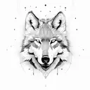 Dacian wolf  tattoo design idea