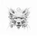 ramo de flores  tattoo design idea