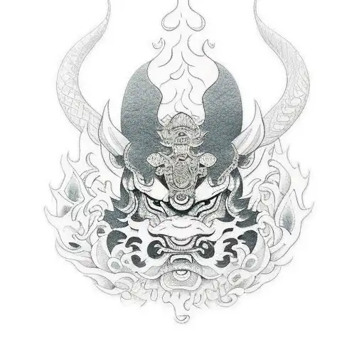 bushido tattoo design idea