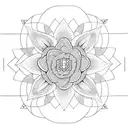 lily with box tattoo design idea