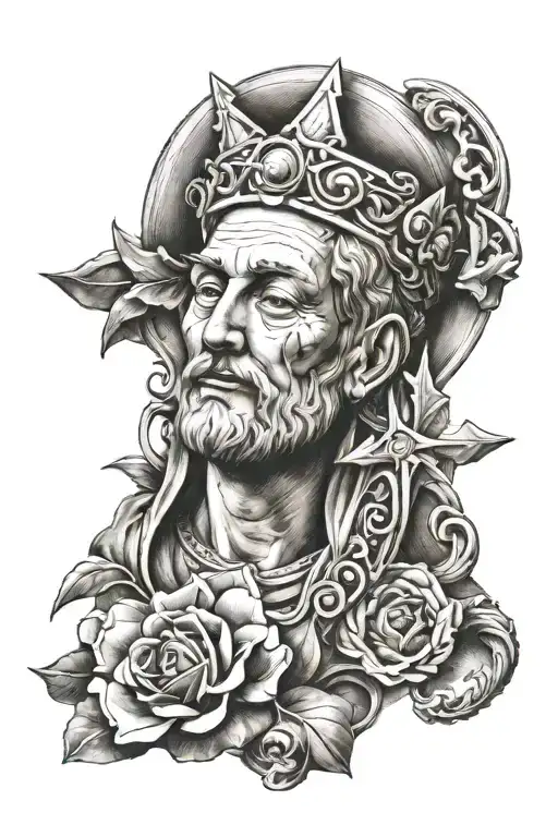 religious tattoo design idea