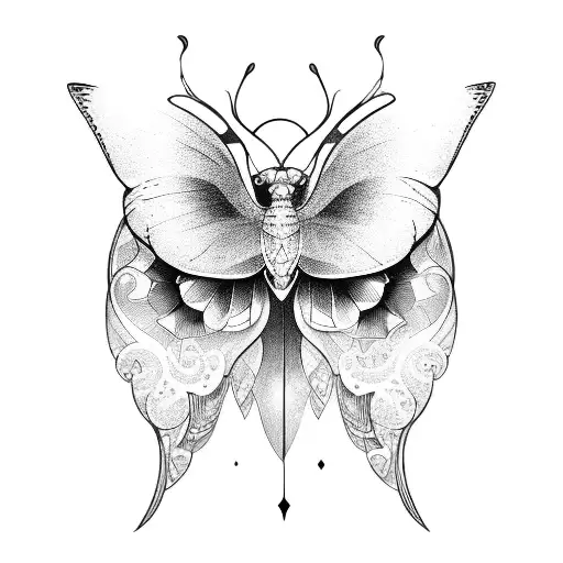 Luka butterfly tattoo design idea