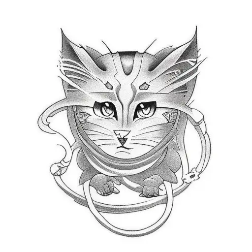 ancient mew from pokemon tattoo design idea