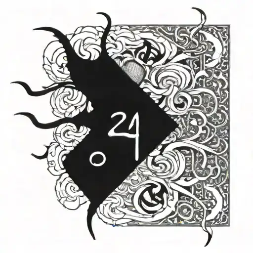 suicide death date tattoo design idea