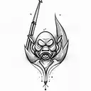 smurf tattoo design idea