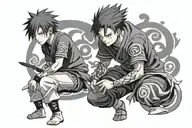 anime gaara love kanji tattoo design idea